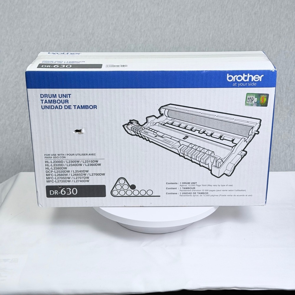 Brother DR-630 Genuine Drum Unit for HL-L2300D MFC-L2700DW L2380DW OEM New
